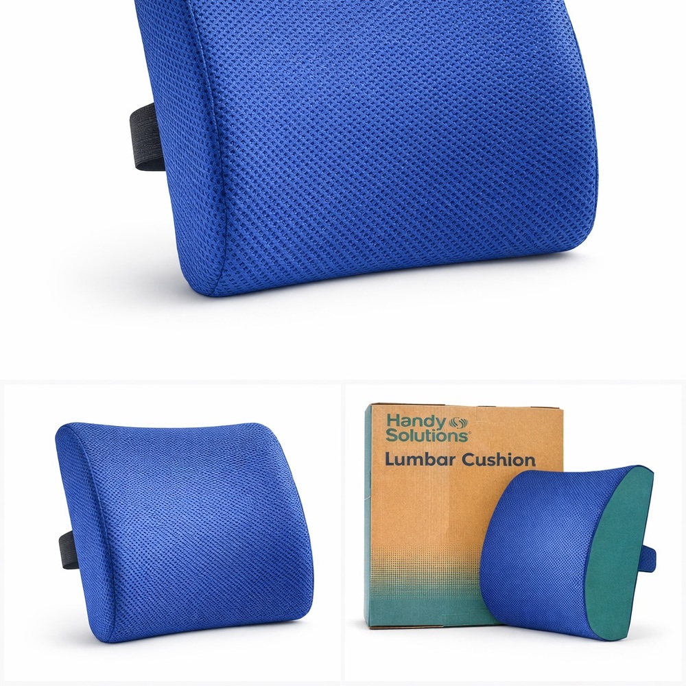 Blue Lumbar Support Cushion